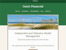 Tablet Screenshot of ganttfinancialadvisors.com